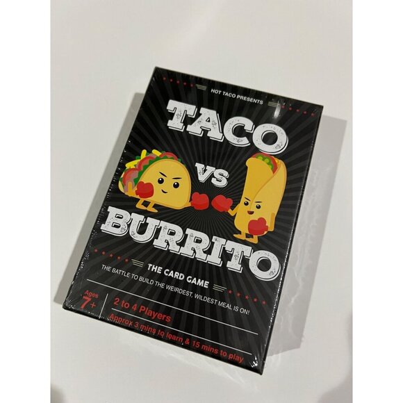 Taco vs Burrito Strategic Card GAME 2018 New Sealed - Picture 1 of 3